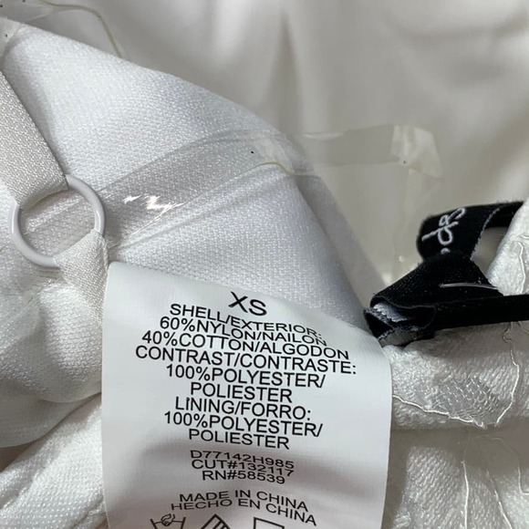 Speechless Ivory Halter Neck Floral Lace Dress XS - Picture 9 of 12